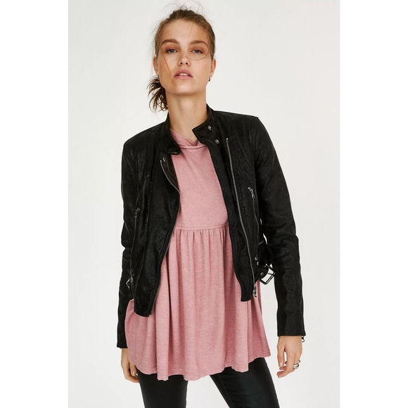 Free People Fenix black moto jacket - Picture 11 of 13